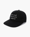 Marithé François Girbaud Doodle Typo 5 Panel Covered Cap