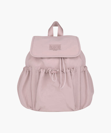 Marithé François Girbaud CLASSIC LOGO STOPPER POCKET BACKPACK gray pink