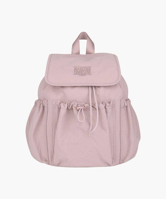 Marithé François Girbaud CLASSIC LOGO STOPPER POCKET BACKPACK gray pink