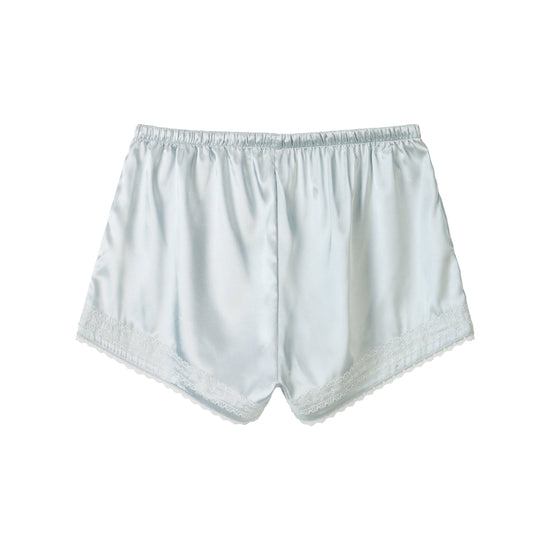 Bitter Cells Coastal Satin Shorts-Sky Blue