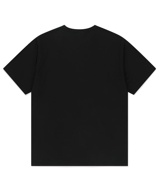 Mahagrid mah Cut Off Applique Tee [Black]