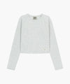 Marithé François Girbaud W BASIC CROP LONG SLEEVE