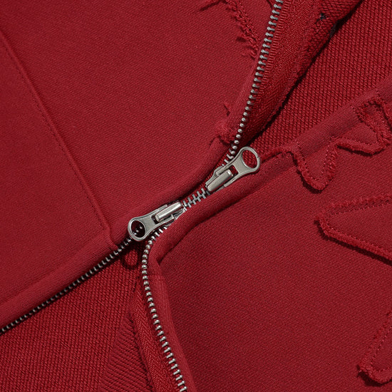 Nice Ghost Club 3Star Logo Zip Hoodie