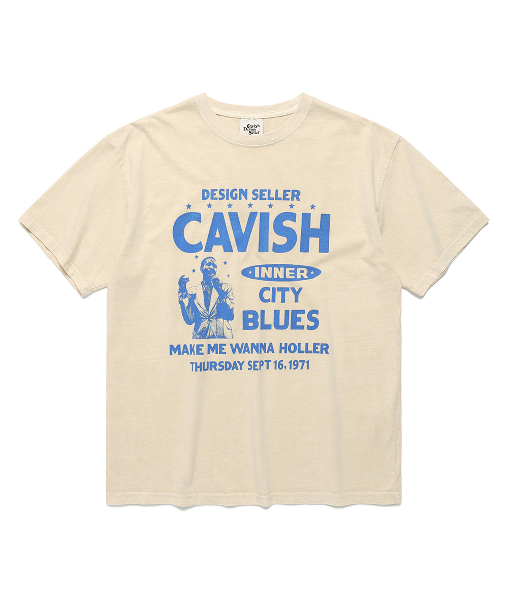 Cavish Pigment City Blues Short Sleeve Tee