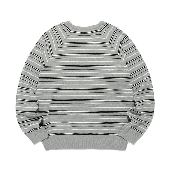 Nice Ghost Club Multi Stripe 3 Star V Neck Knit