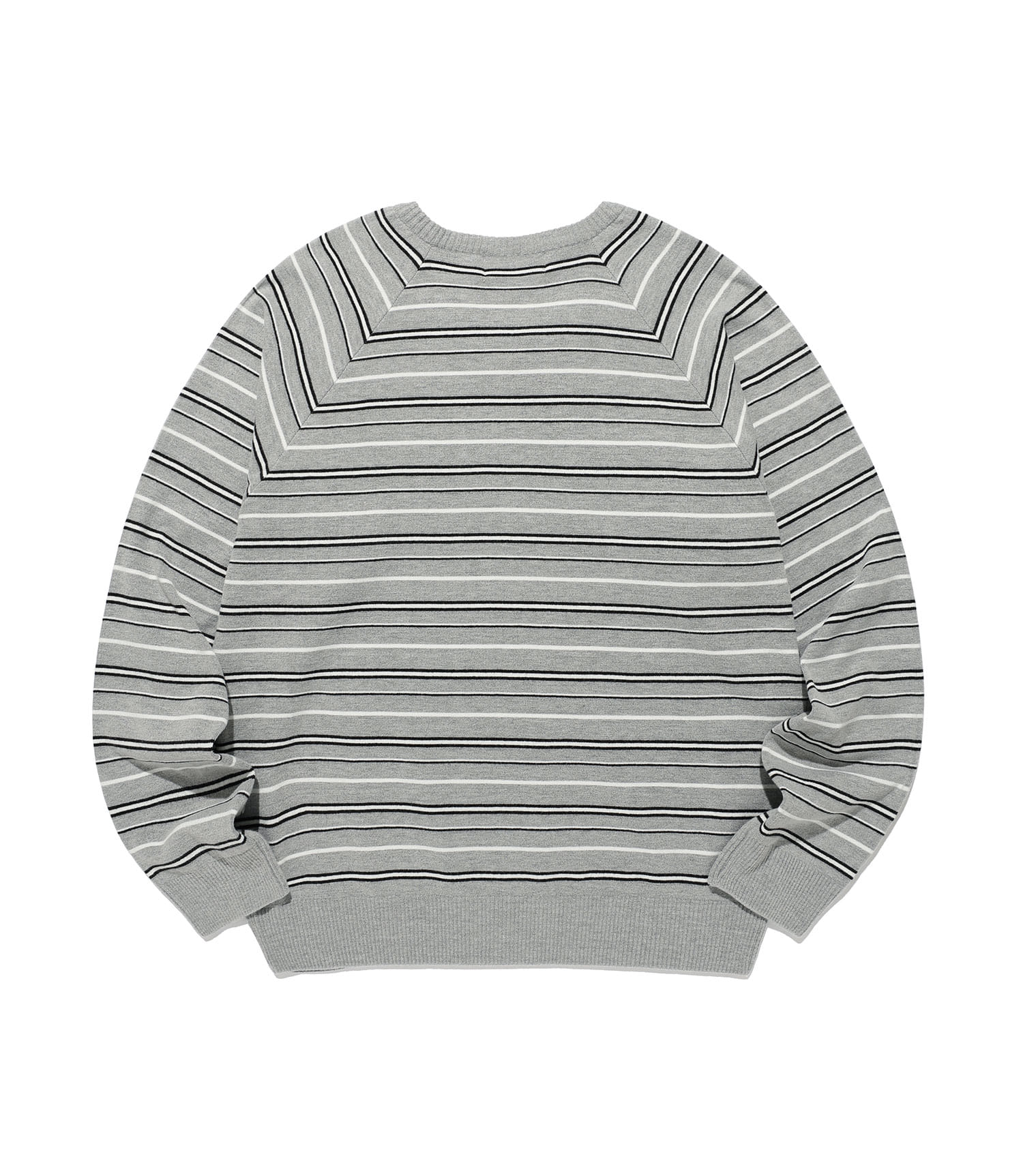 Nice Ghost Club Multi Stripe 3 Star V Neck Knit