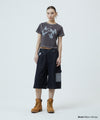 Mahagrid Pigment Butterfly Goth Crop Tee