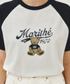 Marithé François Girbaud [REGEN] DOODLE GRAPHIC RAGLAN TEE