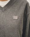 Marithé François Girbaud V-Neck Knit Pullover Heather Gray