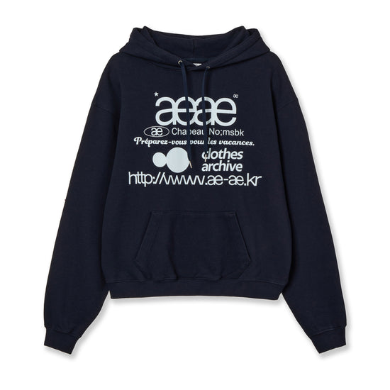 AEAE Web Logo Loose Hoodie