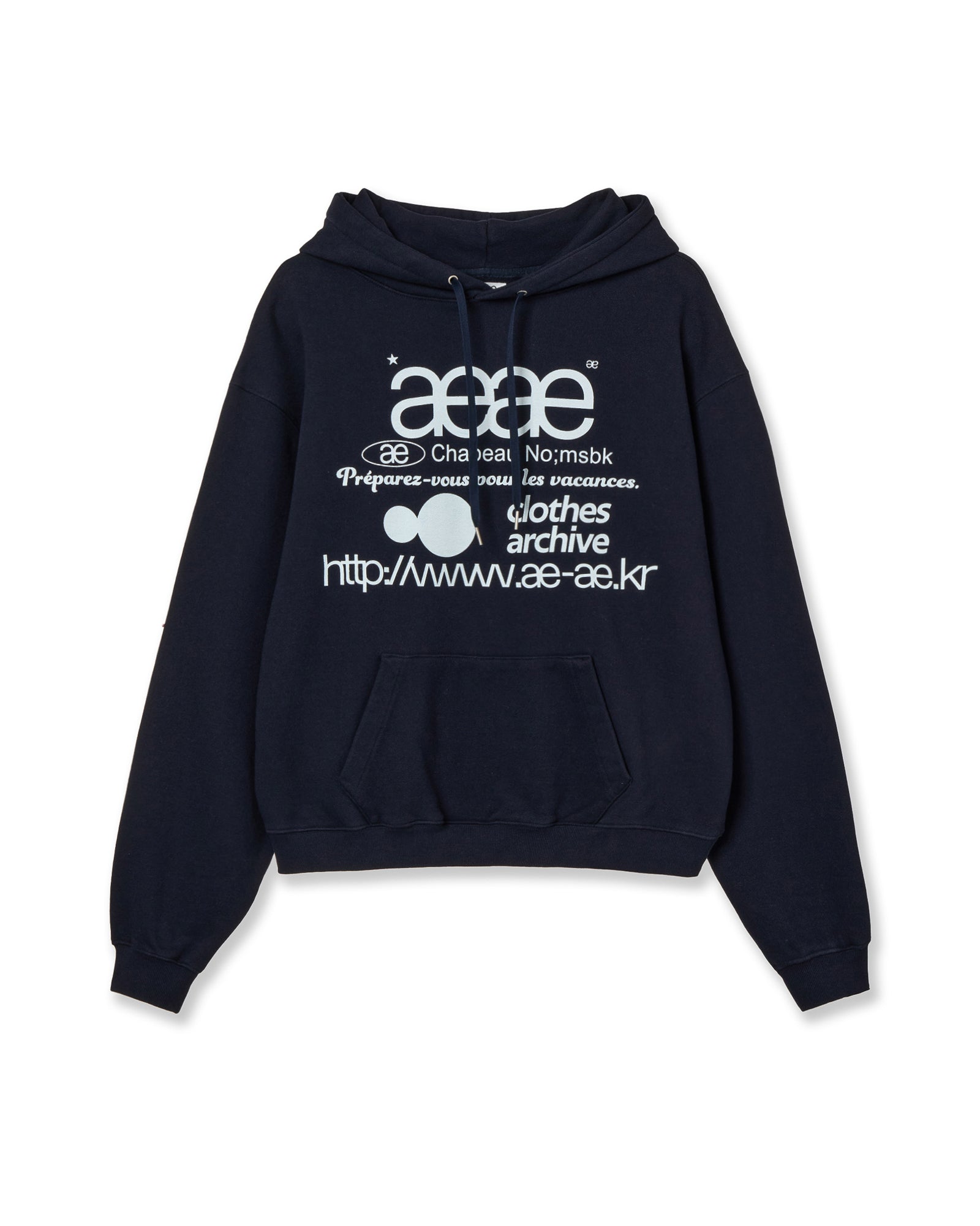 AEAE Web Logo Loose Hoodie