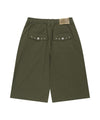 Mahagrid Cross Stud Twill Shorts