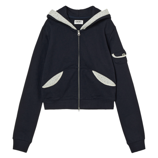 AEAE Round Pocket Hoodie Zip Up
