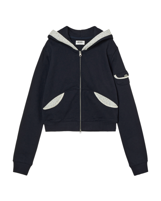 AEAE Round Pocket Hoodie Zip Up
