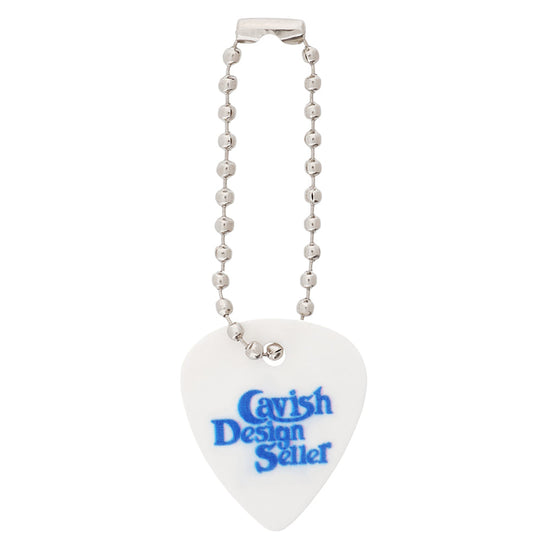 Cavish Seller Logo Pick Keyring [White]