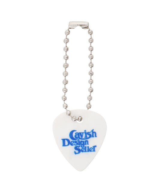 Cavish Seller Logo Pick Keyring [White]