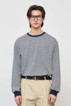 General Idea UNISEX Basic Stripe Long Sleeve Tee