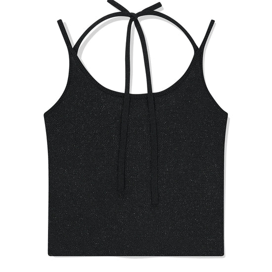 Mahagrid Lettering Sleeveless Knit