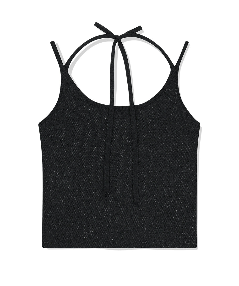 Mahagrid Lettering Sleeveless Knit