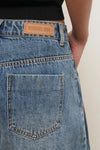 General Idea WOMAN One-Tuck Wide Denim Shorts