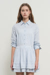 General Idea WOMAN Pleated Shirt Dress