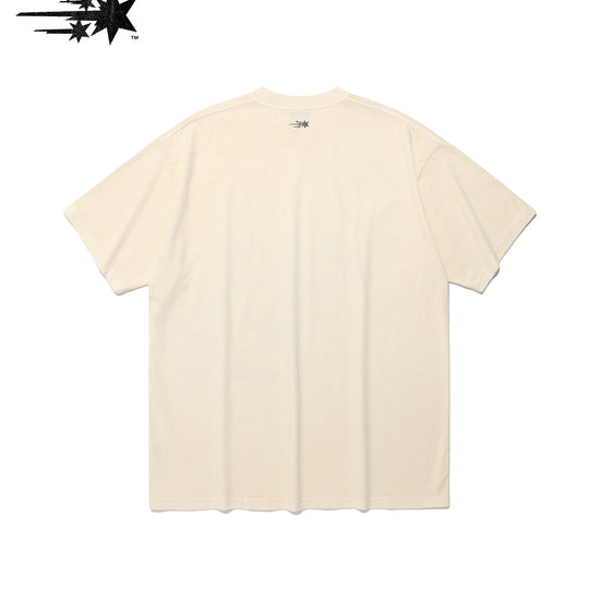 Nice Ghost Club Ghost Angels Head Sketch Pigment Big Big Tee [White]