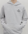 Marithé François Girbaud Crown Crest Symbol Hoodie (Brushed) Heather Gray