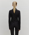 Marithé François Girbaud Marithé SPORT W SLIM ZIP-UP JACKET BLACK