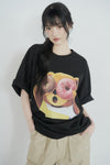 ADLV AC Bear Donut Baby Face Short Sleeve T-Shirt