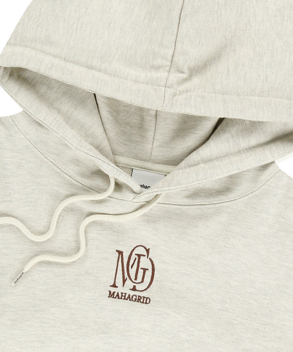 Mahagrid MGD SERIF LOGO CROP HOODIE