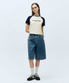 Marithé François Girbaud W LONG BERMUDA DENIM PANTS