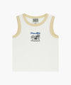 Marithé François Girbaud Kids Waffle Ringer Sleeveless