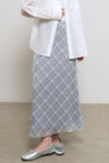 General Idea WOMAN Check Sheer Long Skirt