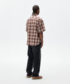 Mahagrid Ombre Check Half Shirt