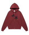 Cavish Twin Star Zip Up Hoodie