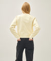 Marithé François Girbaud W LACE DETAIL CROP SWEATSHIRT