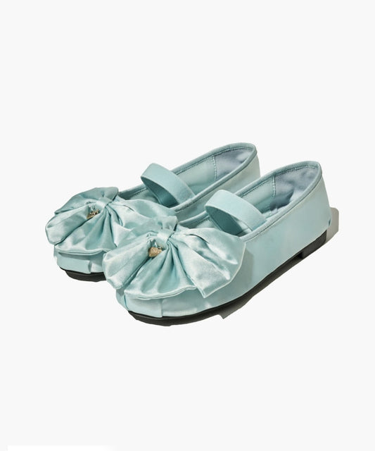 Marithé François Girbaud Kids Ribbon Mary Jane Light Blue
