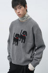 General Idea UNISEX Twin Dog Jacquard Knit Pullover