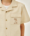 Marithé François Girbaud Kids Seersucker Half Shirt