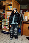 ADLV Damage Stitch Washing Denim Pants