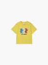 ADLV Kids French Alien Bear Short Sleeve T-Shirt