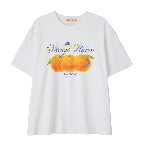 Bitter Cells Sunset Orange Tee