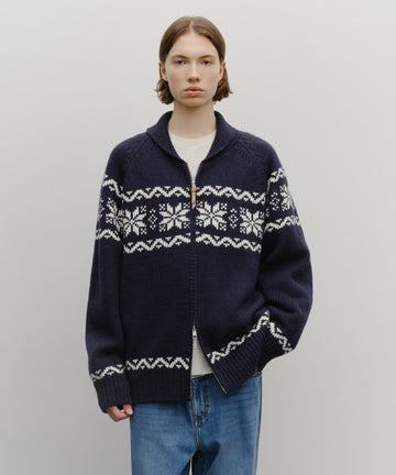 Marithé François Girbaud Nordic Cowichan Cardigan