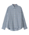 Bitter Cells Oversized Blurry Check Shirt