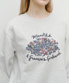 Marithé François Girbaud Bouquet Graphic Sweatshirt