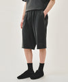 Marithé François Girbaud OUTLINE CLASSIC LOGO DYEING BERMUDA SWEAT SHORTS mint