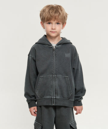 Marithé François Girbaud Kids Dyeing Hoodie Zipup