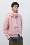 General Idea UNISEX Hairy Knit Pocket Cardigan