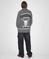 Mahagrid Skull Cowichan Knit Sweater