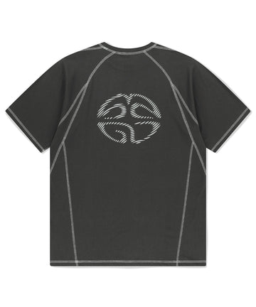 Mahagrid Curved Stitch Tee